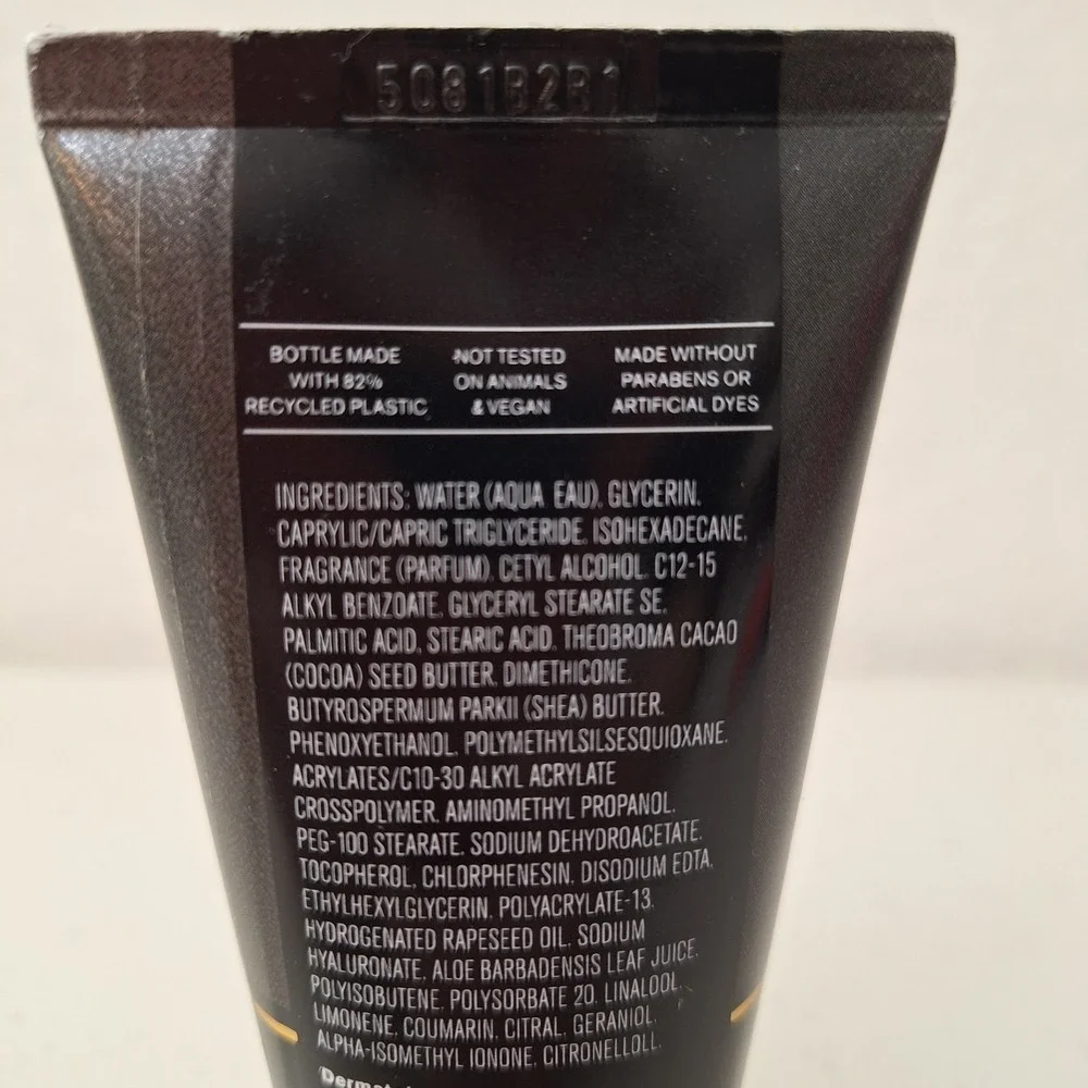 RARE Bath & Body Works - MEN'S NOIR TRAVEL BODY CREAM 2.5 Oz NEW